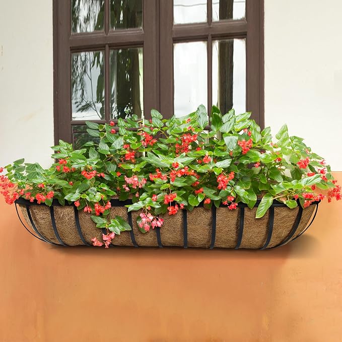 8 Pack 24 Inch Window Deck Railing Planter Boxes - Image 6