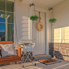 4-Pack Metal Hanging Planters for Outdoor Plants - Image 5