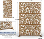 Outdoor Privacy Screen, Freestanding Privacy Fence Panels - Image 2