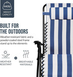 Best Choice Products Set of 2 Extra Wide Adjustable Steel Mesh Zero Gravity - Image 6