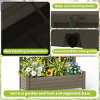 Raised Garden Bed with Trellis, 21 Gallon Self Watering Planter Box with - Image 5