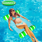 Inflatable Pool Floats Adult Size Water Hammock, Pool Rafts Lounge Chairs - Image 2