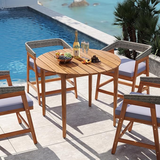 Tangkula 5 Piece Patio Dining Set - Image 4