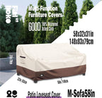 2-Seater Outdoor Couch Cover, 100% Waterproof Heavy Duty Patio Sofa Covers - Image 2