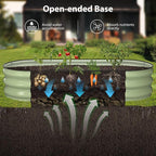 Raised Garden Bed Kit, Large Metal Raised Beds - Image 4