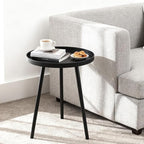 2 Pack Outdoor Side Table, 12.6" Patio Round Tables - Image 4