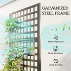 Outsunny Galvanized Raised Garden Bed - Image 3