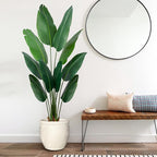 12" Dia Fiberstone Planter – Modern Farmhouse Indoor/Outdoor Flower Pot - Image 5