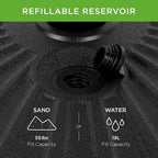 Best Choice Products Fillable Umbrella Base Stand Round Sunburst Plastic Patio - Image 2