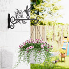 2-Pack Aesthetic Plant Hangers Outdoor – 10 Inch Metal Hanging Plant Bracket - Image 2