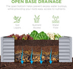 Best Choice Products 4x2x2ft Outdoor Metal Raised Garden Bed, Deep Root Box - Image 5