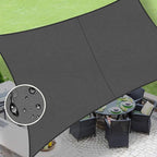 LOVE STORY Rectangle 6'x9' Waterproof Sun Shade Sail Canopy UV Block by LOVESTORY