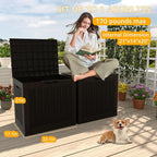 DRATO 31 Gallon Deck Box, Outdoor Storage Box - Image 5