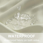 RYB HOME Outdoor Curtains for Patio Waterproof Block Sunlight Thermal Insulated - Image 5