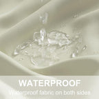 RYB HOME Outdoor Curtains for Patio Waterproof Block Sunlight Thermal Insulated - Image 5