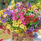 Artificial Flowers for Outdoor, UV Resistant Fake Silk Flowers, Realistic Faux - Image 4