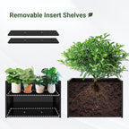 Metal Planter Box 36” x 12” x 24”, Heavy Duty Tall Rectangle Planter Box - Image 4