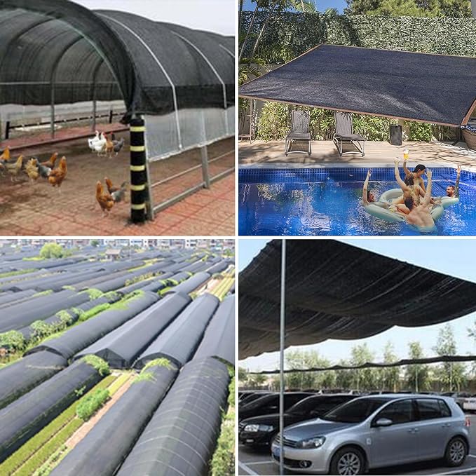 QLOFEI 12x24 FT Shade Cloth - Image 7