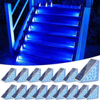 VOLISUN Solar Stair Lights 16 Pack, Solar Step Lights Outdoor, Halloween Light by VOLISUN