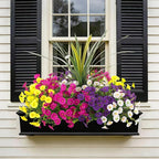 Artificial Flowers for Outdoors Fake Plants Outside, 12 Bundles Silk Morning - Image 4