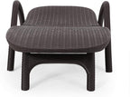 Christopher Knight Home Blanche Outdoor Faux Wicker Chaise Lounge, Dark Brown - Image 9