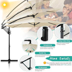 Shintenchi Patio Offset Umbrella - Image 3