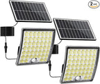 JACKYLED Solar Lights Outdoor Waterproof, Motion Sensor Security Flood Lights by JACKYLED