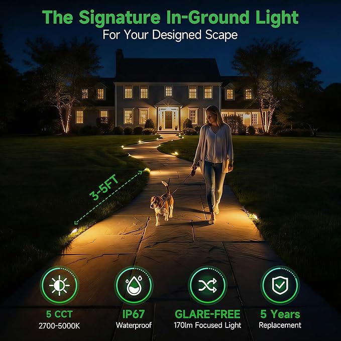 Low Voltage LED Well Landscape Lights - 12V Outdoor IP67 Ground Light - Image 2