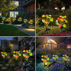 Kohlrabi Solar Garden Lights, 4 Pack Solar Mushroom Lights Outdoor, Upgraded - Image 4