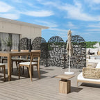 Casaphoria 72" H x 47" W Arched Metal Privacy Screen - Image 5