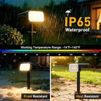 Solar Spot Lights Outdoor Waterproof IP65, Solar Landscape Spotlights, Auto - Image 4