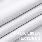 H.VERSAILTEX Linen Blackout Curtains 72 Inches Long 100% Blackout Thermal - Image 7
