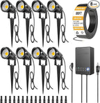 ZUCKEO All-in-One Landscape Lighting Kit, 5W LED Low Voltage Landscape Lights by ZUCKEO
