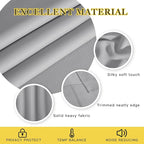 NICETOWN Blackout Sliding Door Curtain 120 inches Long, Grommet Top Thermal - Image 4