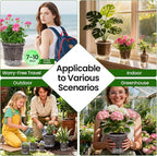 MIXC 18 Packs 6.5/5/4 Inch Self Watering Pots - Image 7