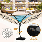 GarveeLife 11FT Cantilever Patio Umbrella - Image 7