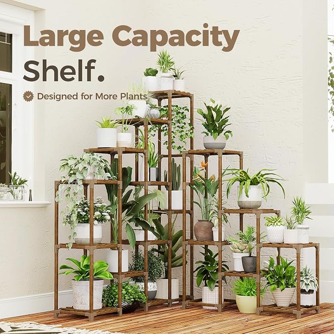 BamWorld Tall Plant Shelf Stand - Image 3