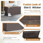Greesum 100 Gallon Resin Patio Storage Box - Image 5