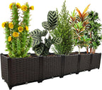 Large Planters for Outdoor Plants pots Elevated Garden Boxes Raised Garden Bed by TDDSS