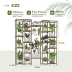Plant Stand Indoor Tall Hanging Plant Shelf 16 Tiers Large Outdoor Plant Rack - Image 3