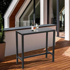 Outdoor Bar Table, Patio Counter Height Bar Table - Image 4