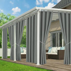 Patio Curtains Outdoor Waterproof by RichSets