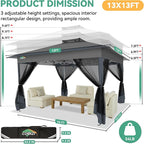 COBIZI 13x13 FT Pop up Gazebo on Clearance - Image 5