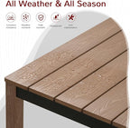 Stoog 7-Piece All-Weather Patio Dining Set, HIPS Dining Table - Image 3