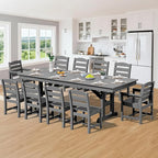 SERWALL 11 Piece Outdoor Dining Set - Image 9