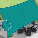 LOVE STORY Rectangle 7'x15' Waterproof Sun Shade Sail Canopy UV Block by LOVESTORY