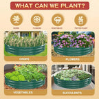 Durable Round Galvanized Steel Raised Garden Bed - Image 5