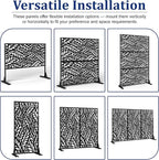 Outdoor Privacy Screen, Freestanding Privacy Fence Panels - Image 5