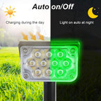 Green Solar Spot Lights Outdoor, St. Patrick's Day Decor Lights - Image 2
