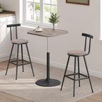 Bar Stools, Metal Frame, Adjustable Feet, Easy Assembly, - Image 2